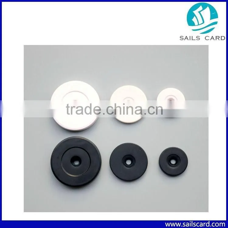 13.56MHz Dia 25mm RFID Patrol Tag For Access Control System