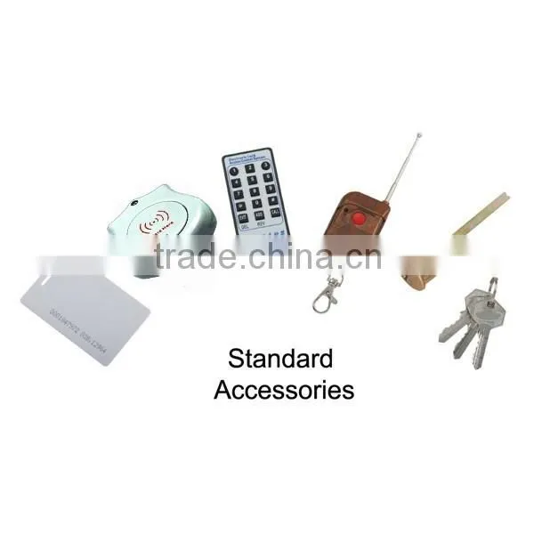 Intelligent electric door lock with button