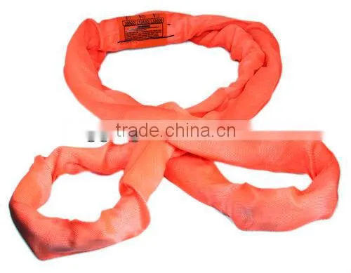 nylon/ polyster/soft round webbing sling made in China