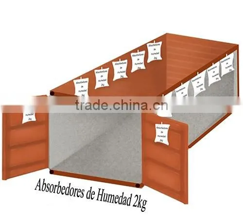 2KG Super Container Desiccant Dry Desiccant Bag for Shipment