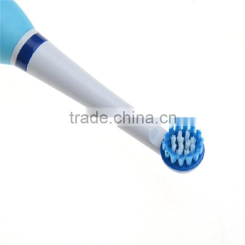 battery toothbrush with rotary electric toothbrush head