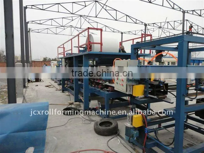 color steel sandwich panel production line
