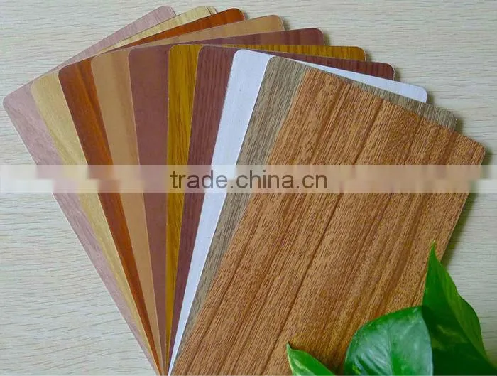 Wood surface aluminium honeycomb panel for decorative uses