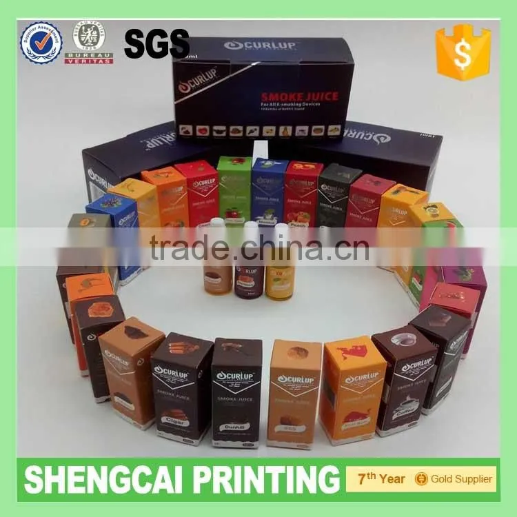 Free sample ! color box for e juce liquid (5ml, 10ml,15ml,30ml,50ml,100ml,120ml, 150ml)