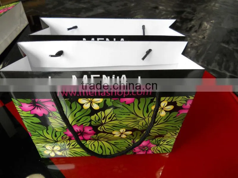 paper apparel bag for clothes