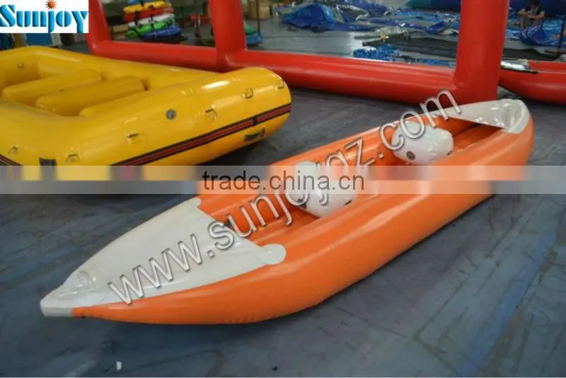 Inflatable Sailing Boat Dugout Canoe River Ocean Boats PVC Inflatables