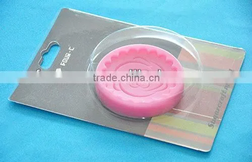 Silicone Sugarpaste Mold Cup Cake Top Decor Mould