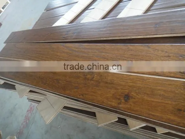 American Hickory Wood Engineered Flooring plywood indoor floor