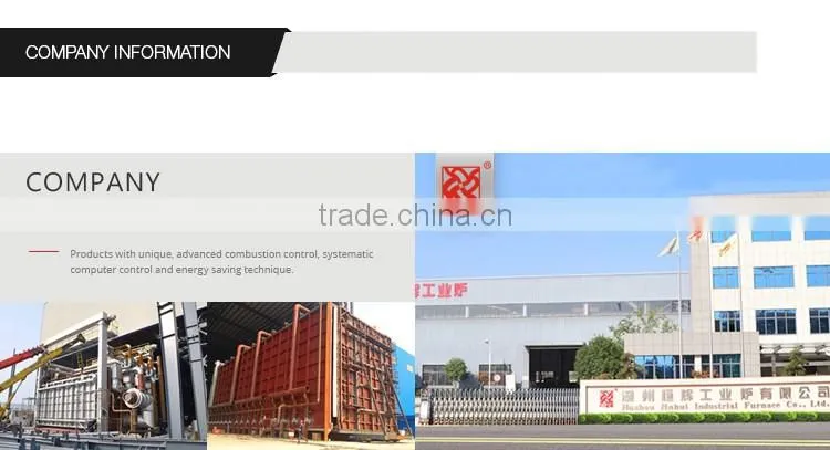 Large loading capacity heat treatment industrial furnace