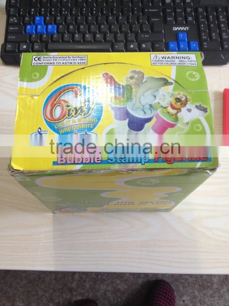 hot sell clour box kids stamp pen