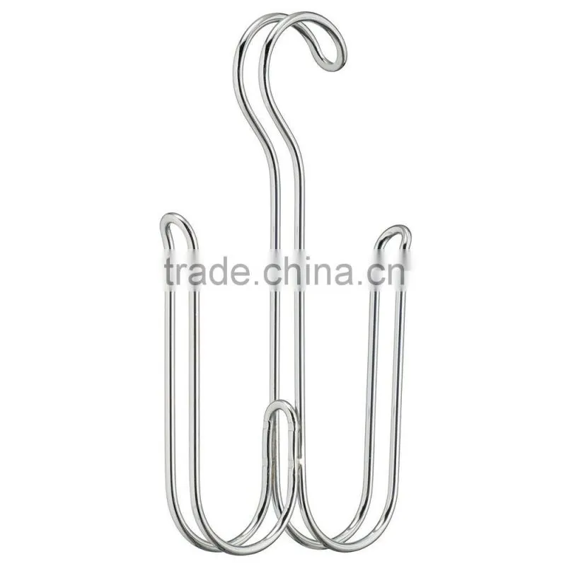 Satin Steel Vertical Tie and Belt Rack/Holder/Hanger