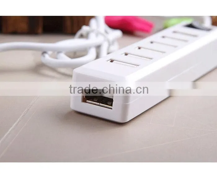 7 Port USB 2.0 hub High Speed USB Powered Hub Adapter For Desktop PC Laptop Mac Book