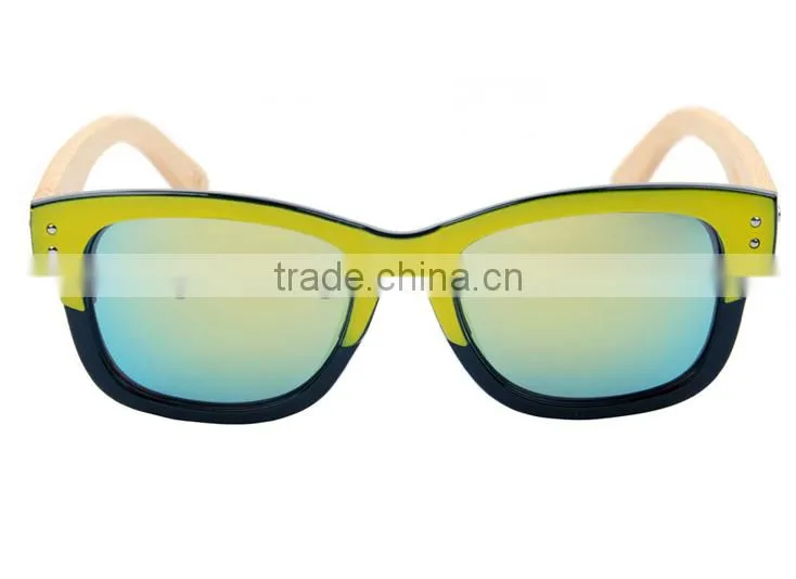 Unisex personalized cheap wooden frame cycling wooden sunglasses