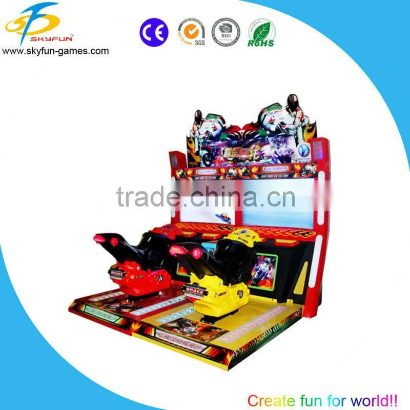 Amusement bike racing game machine Thunderbolt Motor racing bike game