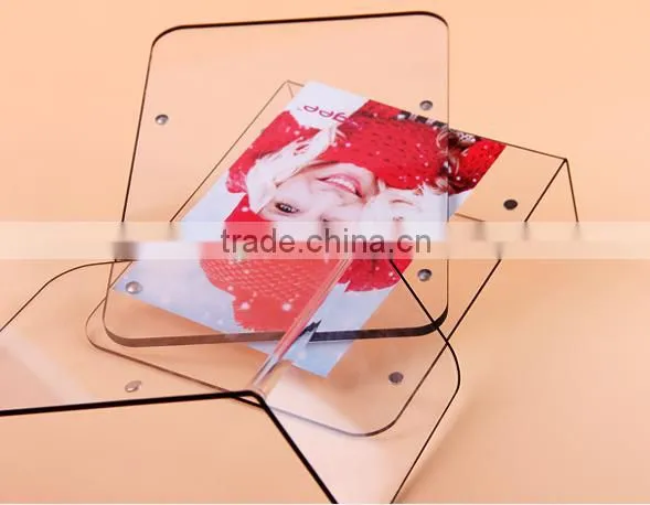 acrylic curve photo frame