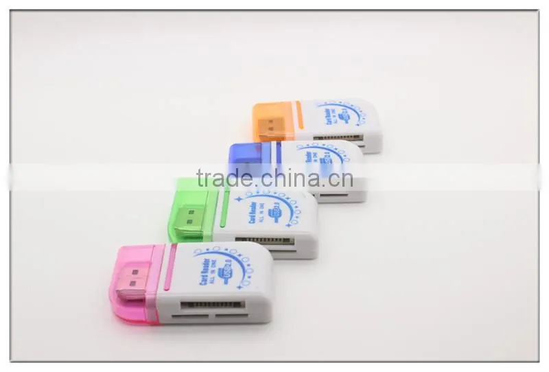 Wholesale All In 1 USB 2.0 sim Smart Card Reader(OS-CR124)