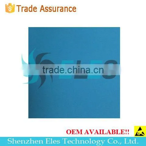 ES14101 glossy/dull blue black gray antistatic rubber table mat ESD table mat