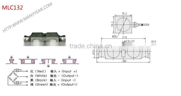 warehouse scale load cell, railway scale sensor