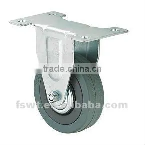 Industrial Gray PVC Stem Brake Caster