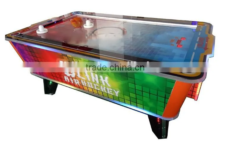 amusement air hockey table indoor sport game machine coin operated arcade light air hockey table game machine