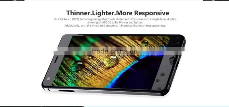 Uhans S1 4G Smartphone Android 6.0 MTK6753 64bit Octa Core 1.3GHz 3GB RAM 32GB ROM 5MP + 13MP Cameras 5.0 inch On-cell Screen