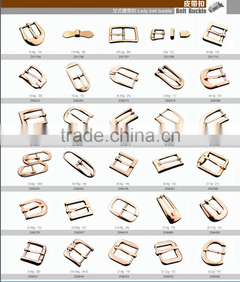 Metal shoes buckle