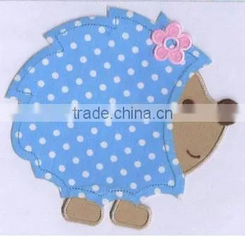 pretty applique embroidered patch