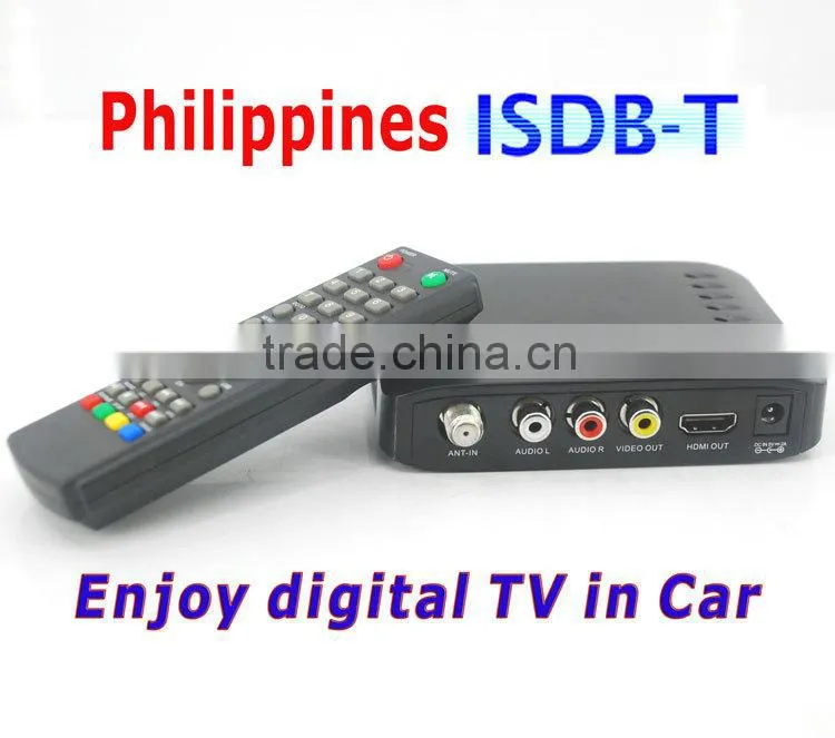 VCAN1092 Philippines Car ISDB-T Digital TV Receiver Antenna USB PVR remote