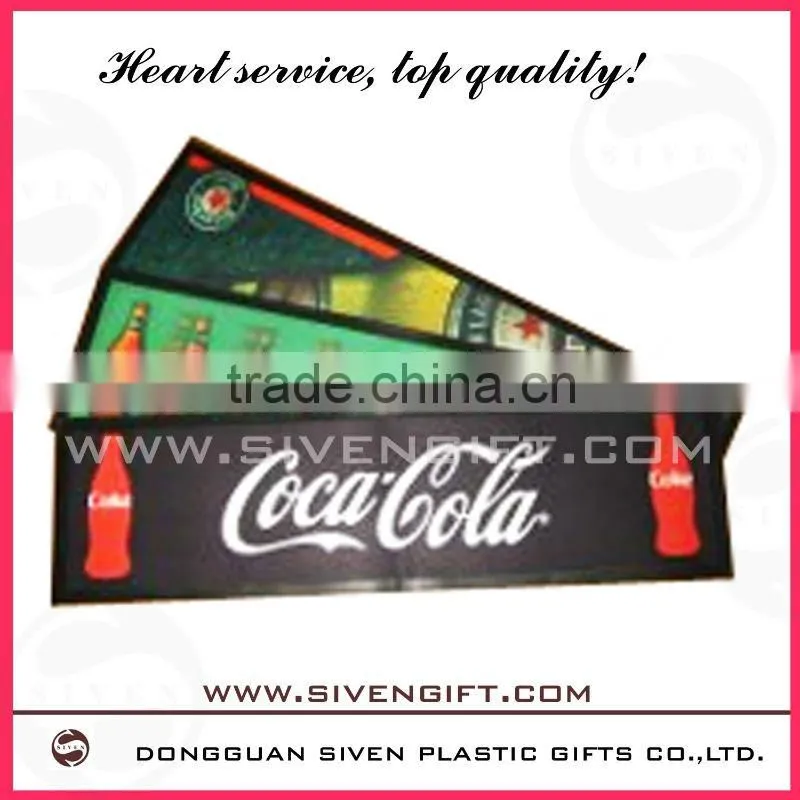 Eco-friendly 2012 hot sell promotion pvc bar mat