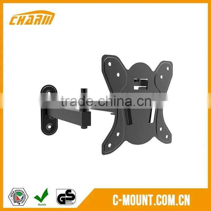 Aluminum mounting bracket full motion, 10"-27" tv wall mount bracket