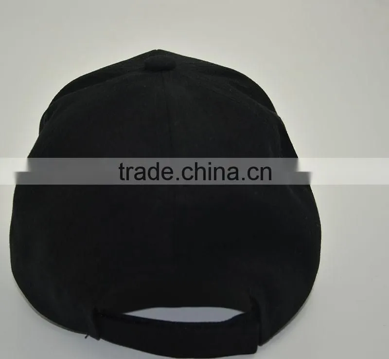 Wholesale Custom Black Sport Baseball Hat 6 Panel Baseball Caps