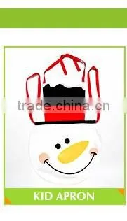 100% Polyester High Quality white Apron With Pocket