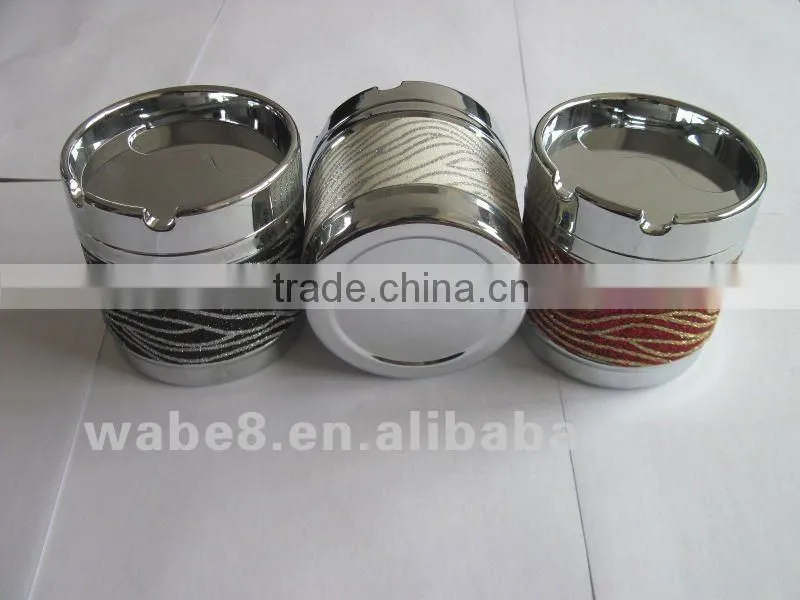 smokeless ashtray aluminum ashtray metal ashtray with lid