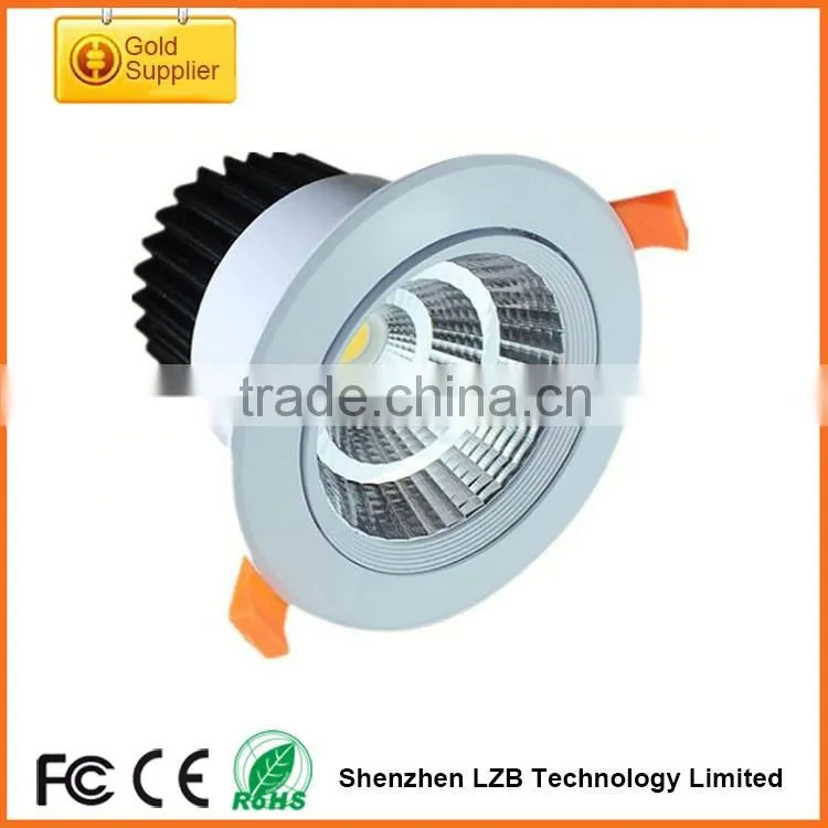 super quality Recessed 18w cob led downlight,Surface mounted 12w dimmable led downlight