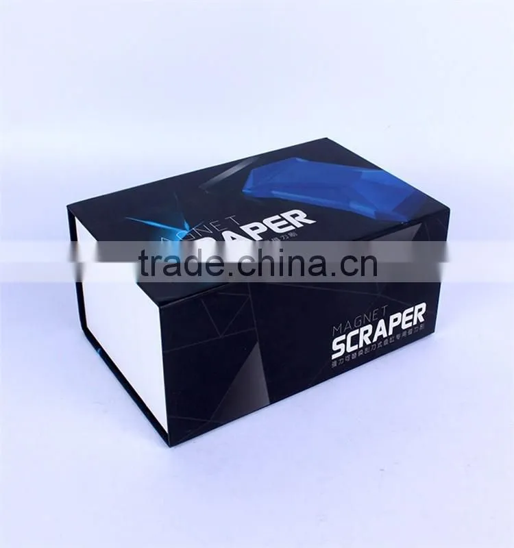 wholesale black paper packaging box mockup