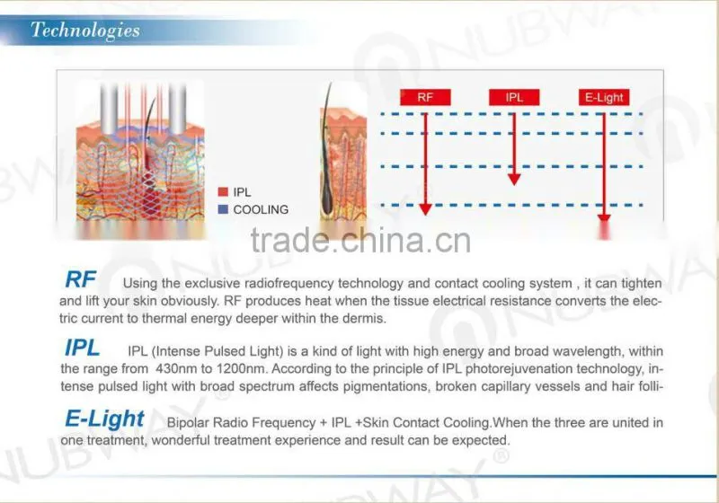 2015 multifunctional hair removal machine shr elight ipl light hair remove