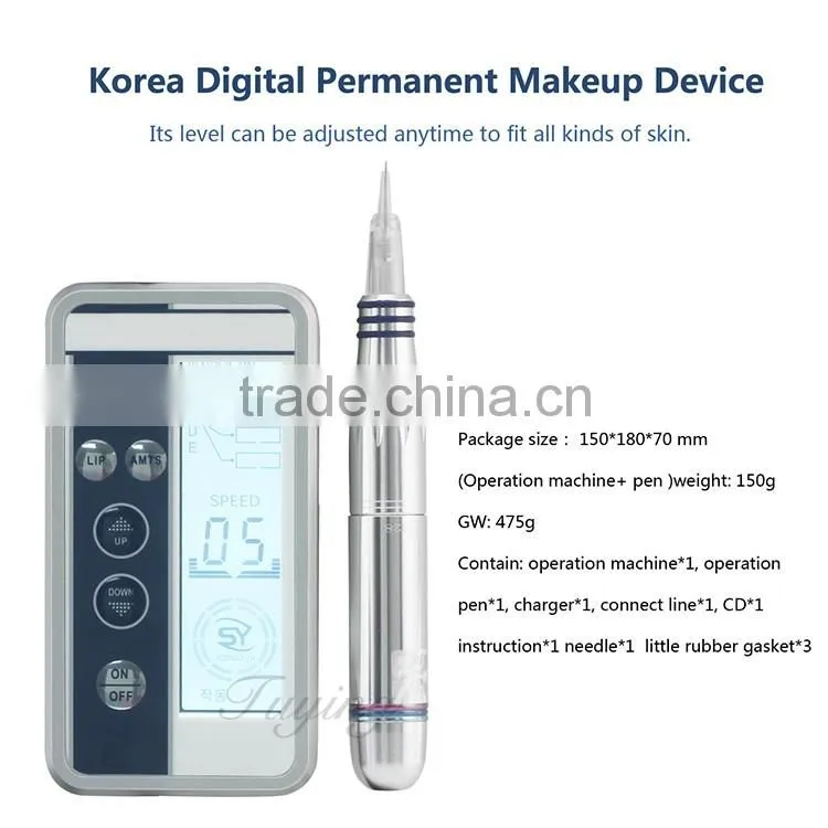Newest arrival digital permanent make up machine cosmetic tattoo pen