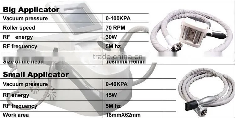 Factory Price !!! Vacuum Roller Massage & Radio Frequency Body Slimming Equipment