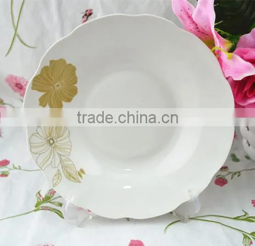 CERAMIC PLATE,stock porcelain plate 9,bulk ceramic plates