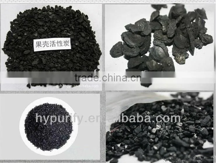 Nut shell activated carbon for water treatment/6*12mesh nut shell activated carbon for sell