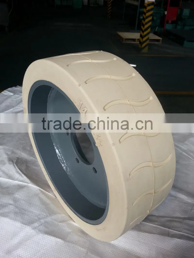mec 1932es scissor lifts rubber tires 14x41/2 with mould on wheel