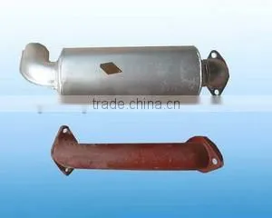 Cast Iron Single Cylinder Diesel Jiangdong Engine Noise Muffler For Tractor