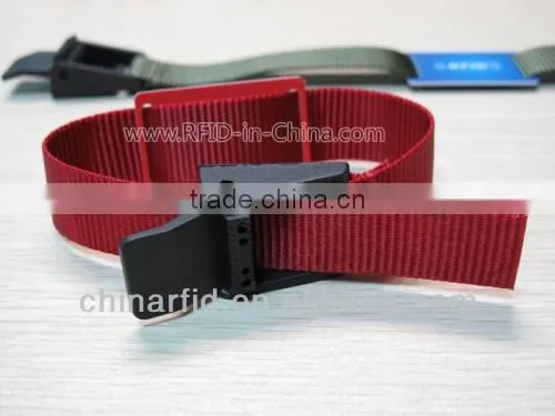 Anti-collision Reusable Woven RFID Shielding Fabric Wristband