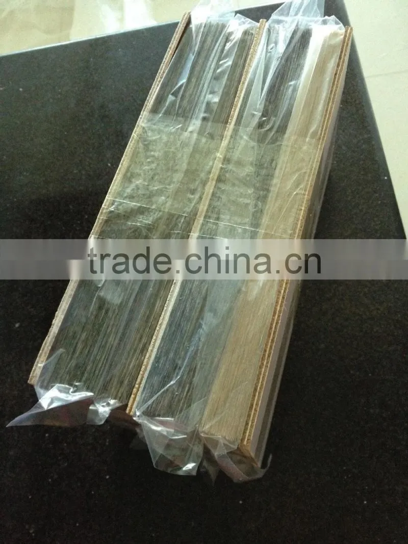 Thick multilayers random black lip mop veneer