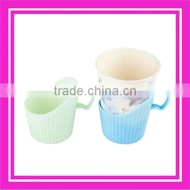 PP plastic unique design tea cup mat