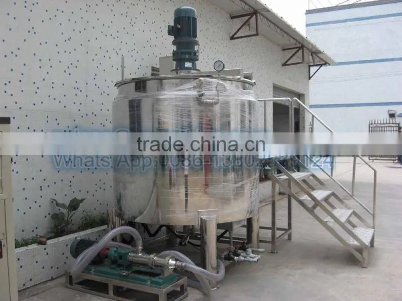 Factory direct sale price of 500 liter liquid mixing tank for shampoo soap