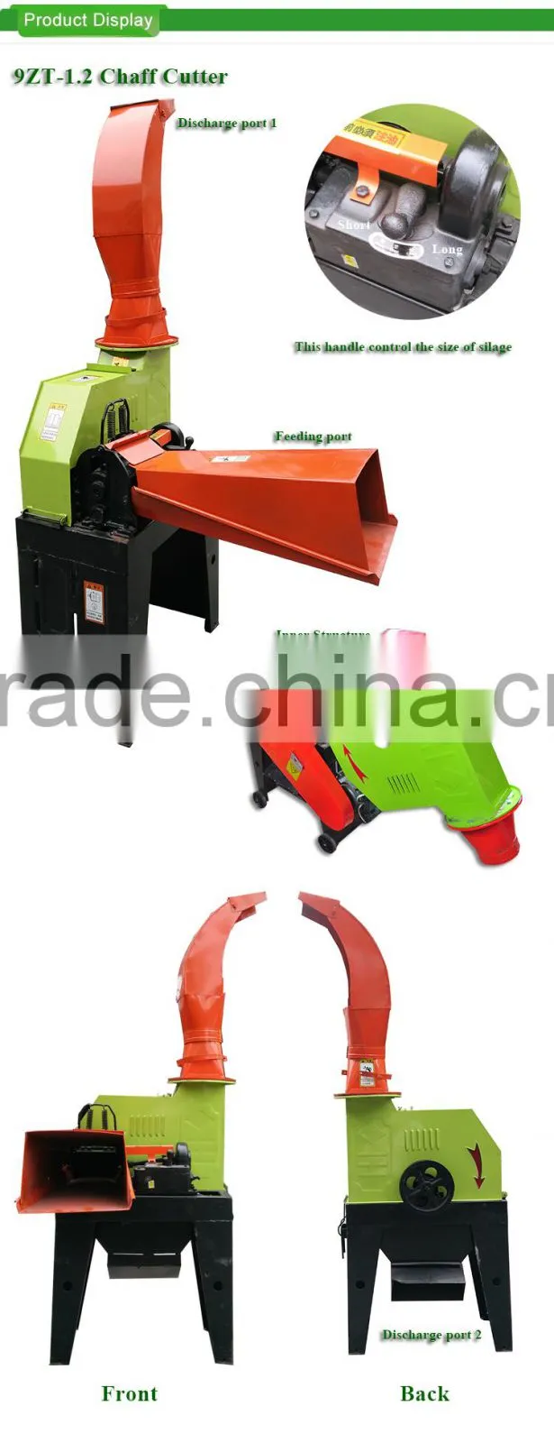 WANMA1519 Good Quality Hay Shredder/Silage Chaff Cutter For Sale South Africa