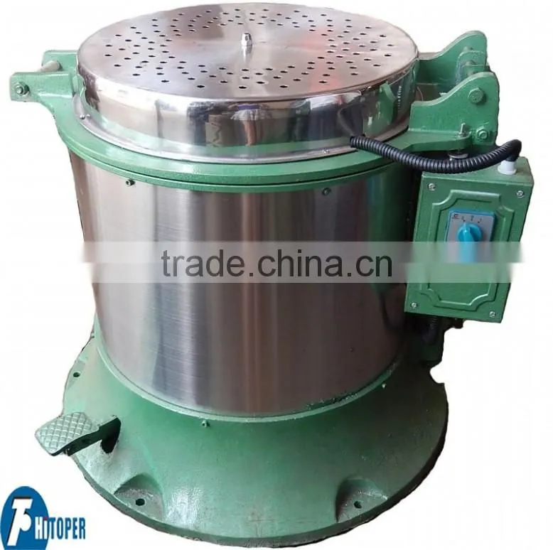 Stainless steel spin dryer machine for metal parts