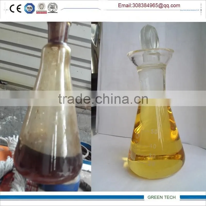 Waste engine oil,black oil, crude oil distillation plant