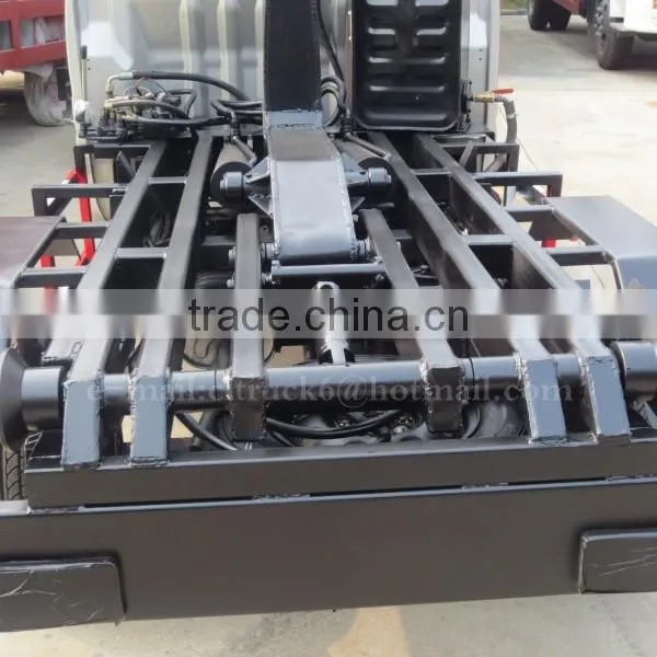 300hp 6*4 DONGFENG Compartment Removable Refuse Truck 16 m3